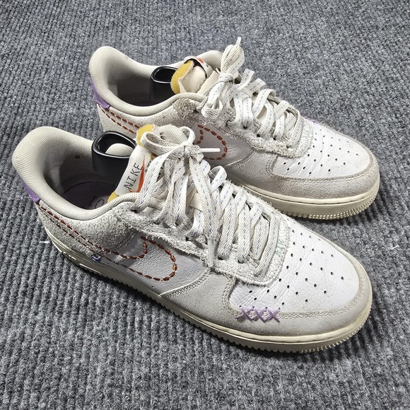 Nike‎ Air Force 1 Low '07 SE Womens Size 9.5 Safety Orange Sail DX2348-100 - Picture 1 of 13